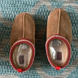 Brand new Tazz chestnut color UGG slip ons.